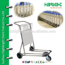 3 wheel airport aluminum luggage cart